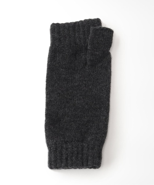 IENA（イエナ）の「【Johnstons/ジョンストンズ】カシミアリストウォーマー（手袋・レディース・ライトグレー/ブラック系その他・FREE）」の5枚目の写真