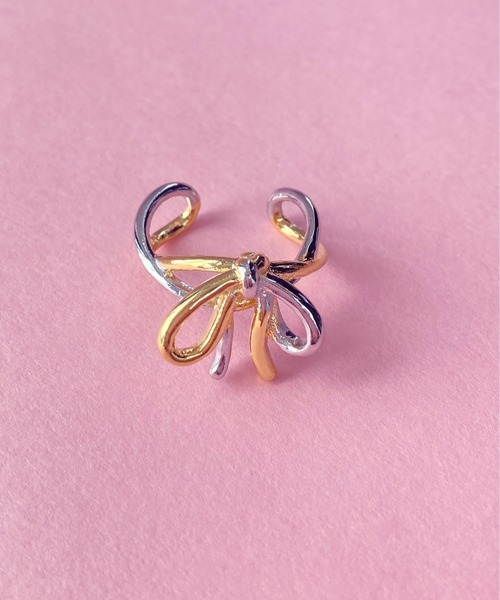 didizizi(ディディジジ)の「リボン リング(リング・レディース・ピンク/その他・FREE)」の2枚目の写真