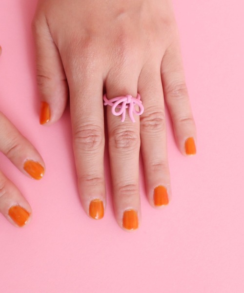 didizizi(ディディジジ)の「リボン リング(リング・レディース・ピンク/その他・FREE)」の5枚目の写真