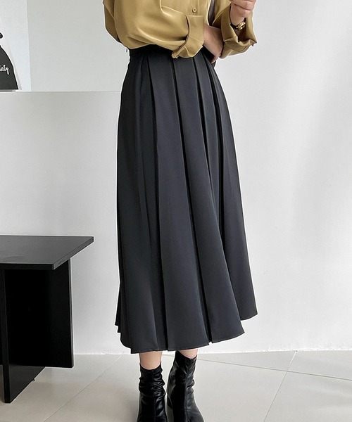 MAISON DE THERESE（メゾン ド テレーズ）の「プリーツスカート（スカート・レディース・グレー/ブラック/ブラック系/グレー系・M/L/S）」の14枚目の写真