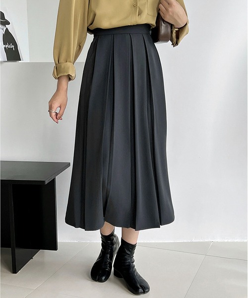 MAISON DE THERESE（メゾン ド テレーズ）の「プリーツスカート（スカート・レディース・グレー/ブラック/ブラック系/グレー系・M/L/S）」の15枚目の写真