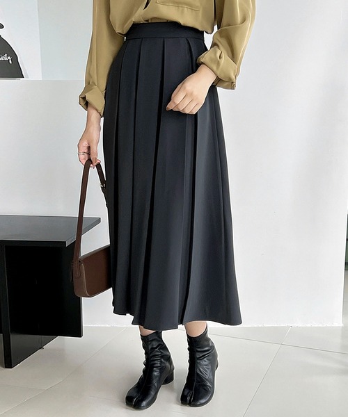 MAISON DE THERESE（メゾン ド テレーズ）の「プリーツスカート（スカート・レディース・グレー/ブラック/ブラック系/グレー系・M/L/S）」の17枚目の写真