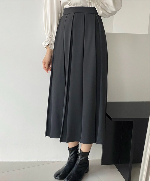 MAISON DE THERESE（メゾン ド テレーズ）の「プリーツスカート（スカート・レディース・グレー/ブラック/ブラック系/グレー系・M/L/S）」の19枚目の写真