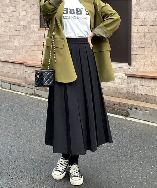 MAISON DE THERESE（メゾン ド テレーズ）の「プリーツスカート（スカート・レディース・グレー/ブラック/ブラック系/グレー系・M/L/S）」の7枚目の写真