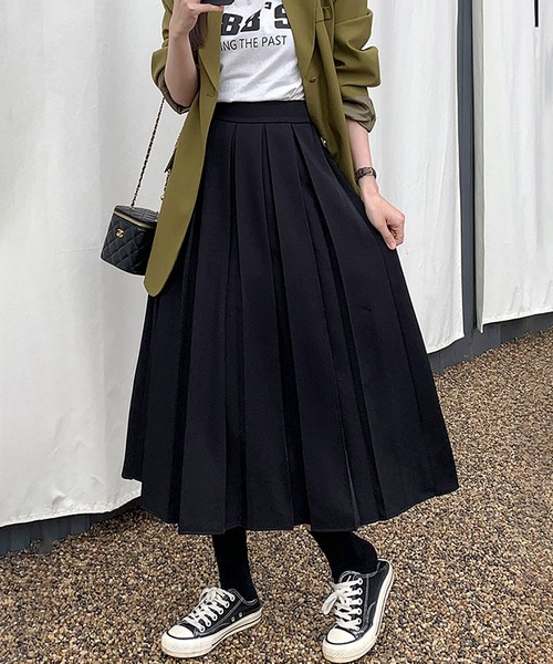 MAISON DE THERESE（メゾン ド テレーズ）の「プリーツスカート（スカート・レディース・グレー/ブラック/ブラック系/グレー系・M/L/S）」の8枚目の写真