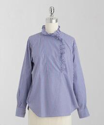LOEFF◆SOKTAS社/コットンチェックフリルスタンドブラウス/FREE/コットン/8821-299-0045// 楽天市場】【SALE／50%OFF】＜LOEFF(ロエフ)＞コットン チェック