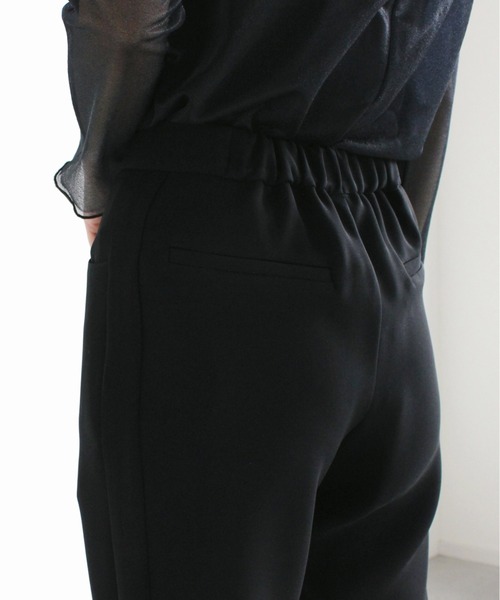 kaene（カエン）の「切り替えストレッチパンツ［ブラックフォーマル・セットアップ対応］（スラックス・レディース・ブラック・40/38/36/34）」の6枚目の写真