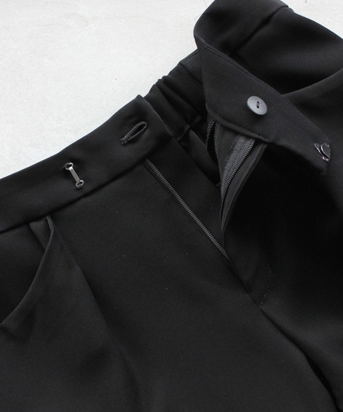 kaene（カエン）の「切り替えストレッチパンツ［ブラックフォーマル・セットアップ対応］（スラックス・レディース・ブラック・40/38/36/34）」の13枚目の写真