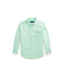 POLO RALPH LAUREN CHILDRENSWEAR | ストライプド コットン ポプリン シャツ(シャツ/ブラウス)