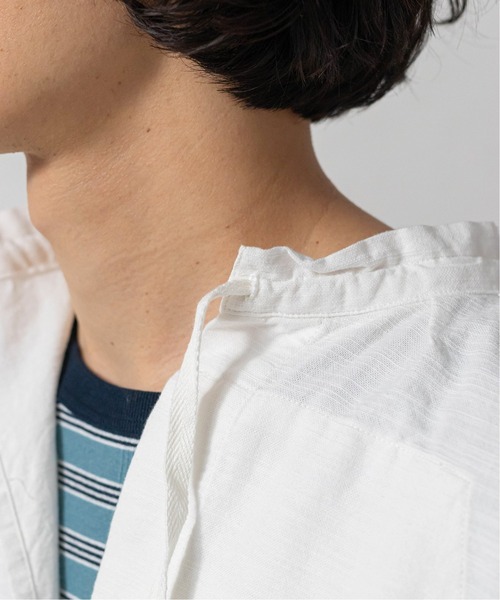 ARMY TWILL(アーミーツイル)の「【ARMY TWILL/アーミーツイル】別注 スモックシャツ(シャツ/ブラウス・メンズ・ホワイト/ブラック・MEDIUM/LARGE)」の16枚目の写真