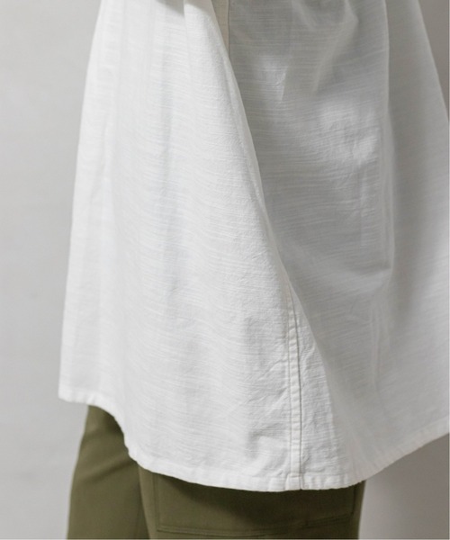 ARMY TWILL(アーミーツイル)の「【ARMY TWILL/アーミーツイル】別注 スモックシャツ(シャツ/ブラウス・メンズ・ホワイト/ブラック・MEDIUM/LARGE)」の3枚目の写真