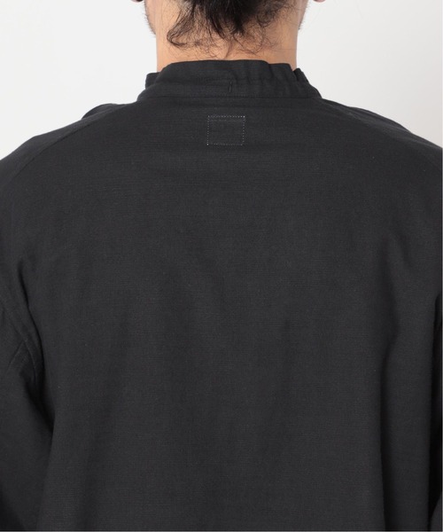 ARMY TWILL(アーミーツイル)の「【ARMY TWILL/アーミーツイル】別注 スモックシャツ(シャツ/ブラウス・メンズ・ホワイト/ブラック・MEDIUM/LARGE)」の7枚目の写真