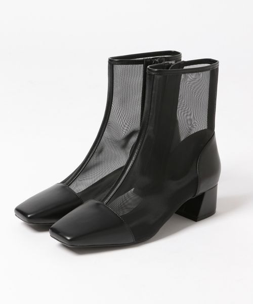 LOWRYS FARM(ローリーズファーム)の「シアーブーツ 260864(パンプス・レディース・アイボリー/ブラック・MEDIUM/LARGE)」の4枚目の写真