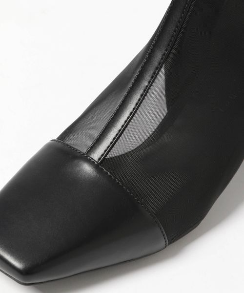 LOWRYS FARM(ローリーズファーム)の「シアーブーツ 260864(パンプス・レディース・アイボリー/ブラック・MEDIUM/LARGE)」の10枚目の写真