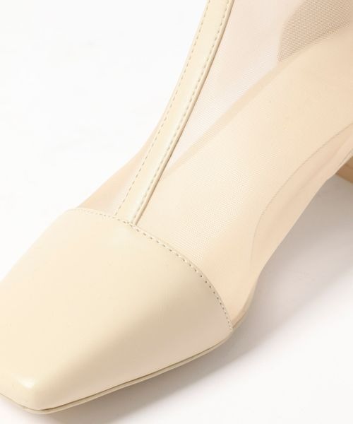 LOWRYS FARM(ローリーズファーム)の「シアーブーツ 260864(パンプス・レディース・アイボリー/ブラック・MEDIUM/LARGE)」の11枚目の写真