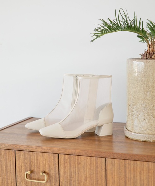 LOWRYS FARM(ローリーズファーム)の「シアーブーツ 260864(パンプス・レディース・アイボリー/ブラック・MEDIUM/LARGE)」の14枚目の写真