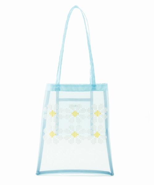 Casselini（キャセリーニ）の「Casselini(キャセリーニ)クロスステッチ風トート（トートバッグ・レディース・ブラウン/サックスブルー/ブラック・FREE）」の11枚目の写真