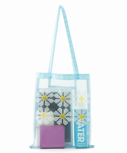 Casselini（キャセリーニ）の「Casselini(キャセリーニ)クロスステッチ風トート（トートバッグ・レディース・ブラウン/サックスブルー/ブラック・FREE）」の12枚目の写真