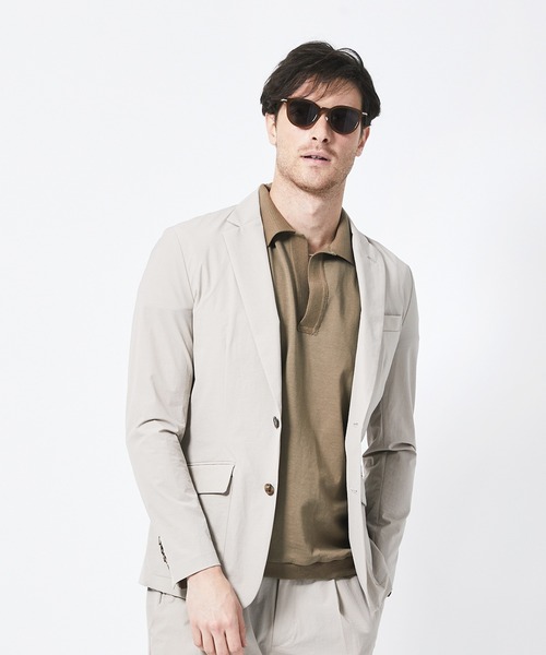 junhashimoto（ジュンハシモト）の「TRAVEL LIGHT JKT（テーラードジャケット・メンズ・ライトグレー/ベージュ/グレー・2/4/3/5）」の3枚目の写真