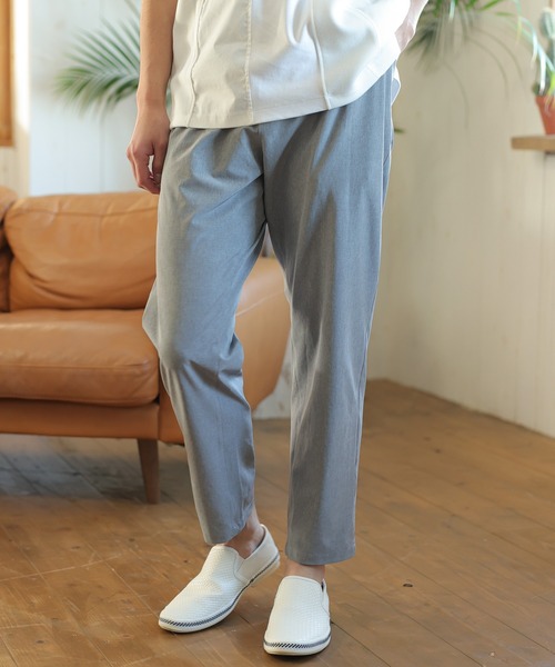 UNION STATION（ユニオンステーション）の「【セットアップ対応】【AIR LIGHT -Active version-】イージーパンツ（スラックス・メンズ・グリーン/トップグレー/グレイッシュベージュ/ブラック・S/M/L）」の3枚目の写真