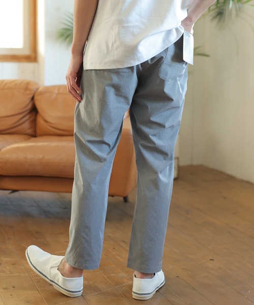 UNION STATION（ユニオンステーション）の「【セットアップ対応】【AIR LIGHT -Active version-】イージーパンツ（スラックス・メンズ・グリーン/トップグレー/グレイッシュベージュ/ブラック・S/M/L）」の9枚目の写真