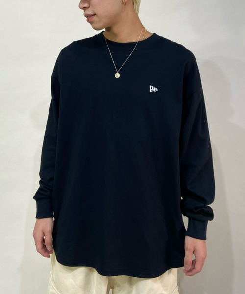 NEW ERA(ニューエラ)の「NEW WRA/ニューエラ ビッグシルエット バックプリントロンT 13061516/13061517(Tシャツ/カットソー・メンズ・ブラック/ホワイト・XL/M/L)」の3枚目の写真