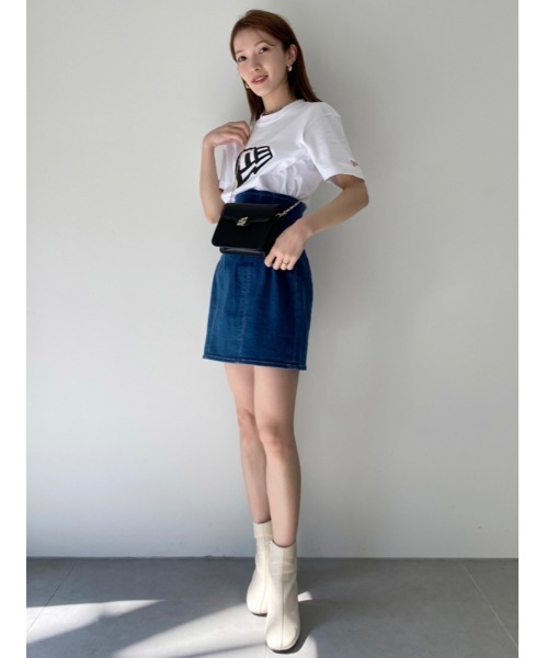 SNIDEL（スナイデル）の「【SNIDEL|NEW ERA】コラボTシャツ（T