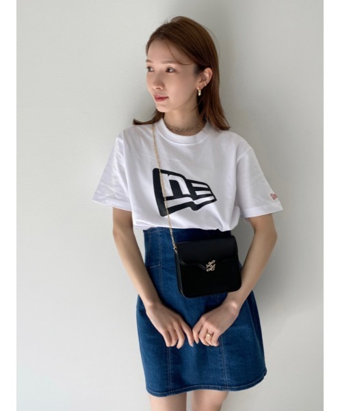 SNIDEL（スナイデル）の「【SNIDEL|NEW ERA】コラボＴシャツ（Tシャツ/カットソー・レディース・ホワイト/ブラック/ベージュ系その他・SMALL/XX-LARGE）」の4枚目の写真