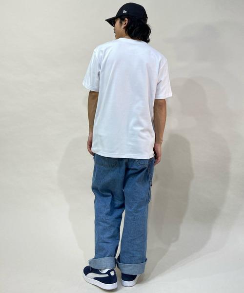 NEW ERA(ニューエラ)の「NEW ERA/ニューエラ ユーティリティ ボタニカル柄 ロゴプリントTシャツ 13061434/13061435(Tシャツ/カットソー・メンズ・ブラック/ホワイト・M/XL/L)」の10枚目の写真
