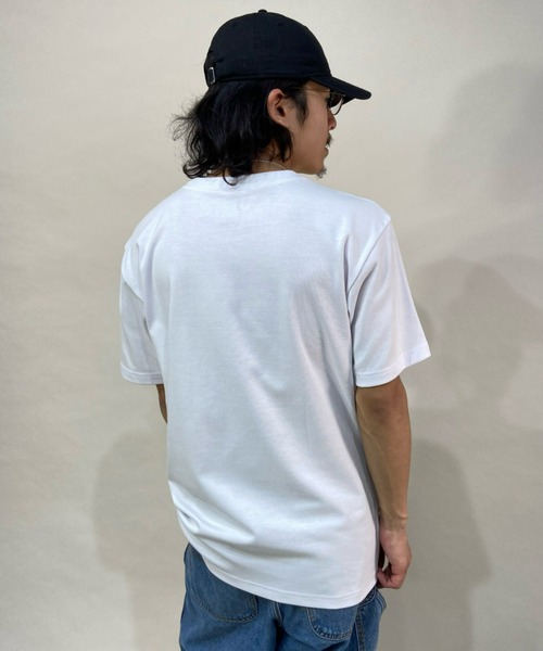 NEW ERA(ニューエラ)の「NEW ERA/ニューエラ ユーティリティ ボタニカル柄 ロゴプリントTシャツ 13061434/13061435(Tシャツ/カットソー・メンズ・ブラック/ホワイト・M/XL/L)」の8枚目の写真