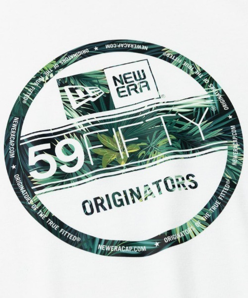 NEW ERA(ニューエラ)の「NEW ERA/ニューエラ ユーティリティ ボタニカル柄 ロゴプリントTシャツ 13061434/13061435(Tシャツ/カットソー・メンズ・ブラック/ホワイト・M/XL/L)」の3枚目の写真