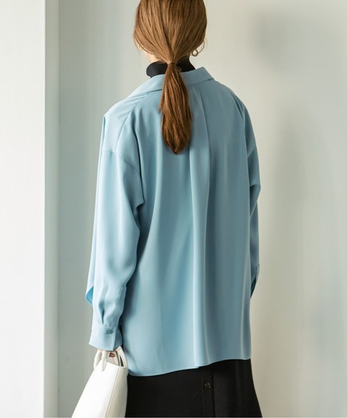 新品タグ付♡NOBLE プレーシャツ　サックスブルー ノーブル NOBLE 《追加》シーズンカラープレーンシャツ14 （サックス