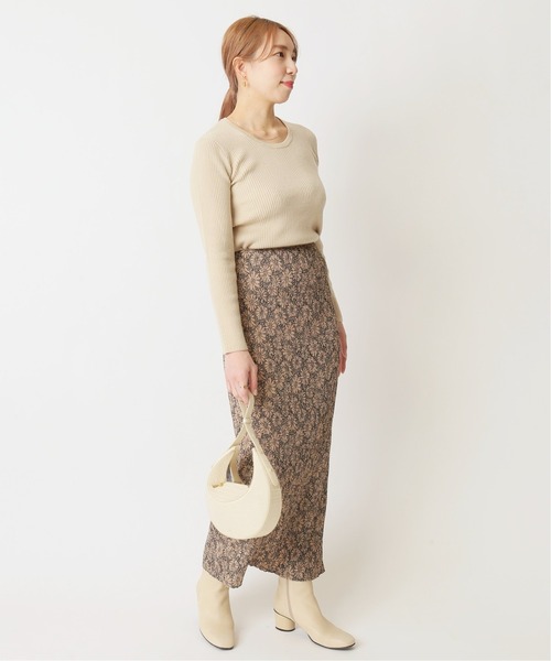 U by SPICK&SPAN(ユーバイスピックアンドスパン)の「【JW PEI / ジェイダブリューペイ】Rantan Bag◆(ハンドバッグ・レディース・ブラウン/アイボリー・FREE)」の6枚目の写真