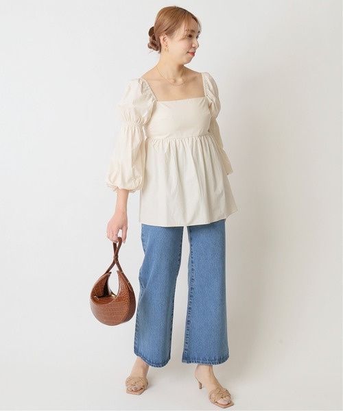 U by SPICK&SPAN(ユーバイスピックアンドスパン)の「【JW PEI / ジェイダブリューペイ】Rantan Bag◆(ハンドバッグ・レディース・ブラウン/アイボリー・FREE)」の21枚目の写真
