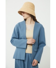 BLACK BY MOUSSY | no collar jacket(ノーカラージャケット)(テーラードジャケット)