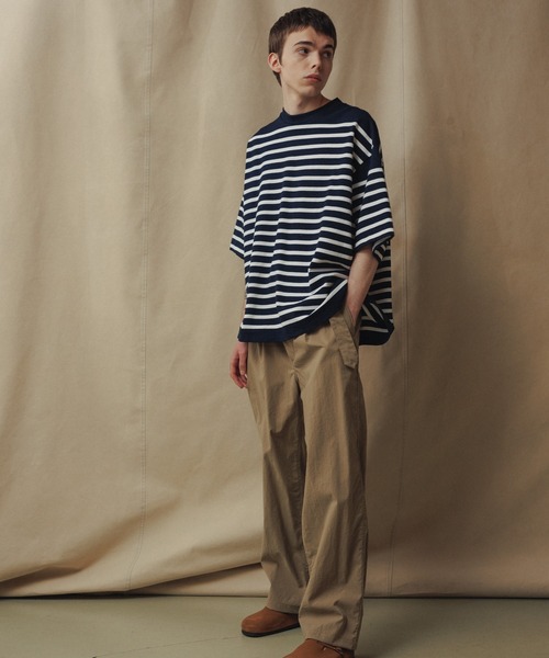 WILD LIFE TAILOR Adam et Rope'（ワイルドテーラーアダムエロペ　）の「【WILD LIFE TAILOR】ナイロンタスラン モーターサイクルパンツ（その他パンツ・メンズ・ベージュ/ネイビー・M/L）」の10枚目の写真