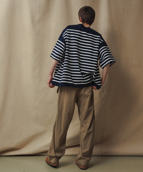 WILD LIFE TAILOR ベルテッドナイロンパンツ WILD LIFE TAILOR Adam et Rope'（ワイルドテーラーアダムエロペ