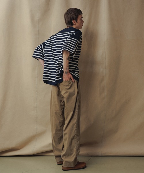 WILD LIFE TAILOR ベルテッドナイロンパンツ WILD LIFE TAILOR Adam et Rope'（ワイルドテーラーアダムエロペ ）の