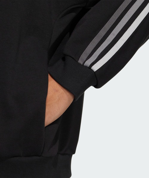 adidas（アディダス）の「シティ スウェット トップ  / アディダス（スウェット・メンズ・ブラック/ヘザーグレー/ダークブルー・MEDIUM/LARGE/X-LARGE/XX-LARGE/SMALL/XXX-LARGE）」の8枚目の写真