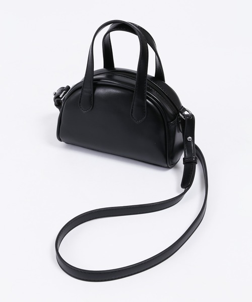 WC（ダブル シー）の「ラウンドミニショルダー（ショルダーバッグ・レディース・ブラック/グリーン・FREE）」の6枚目の写真