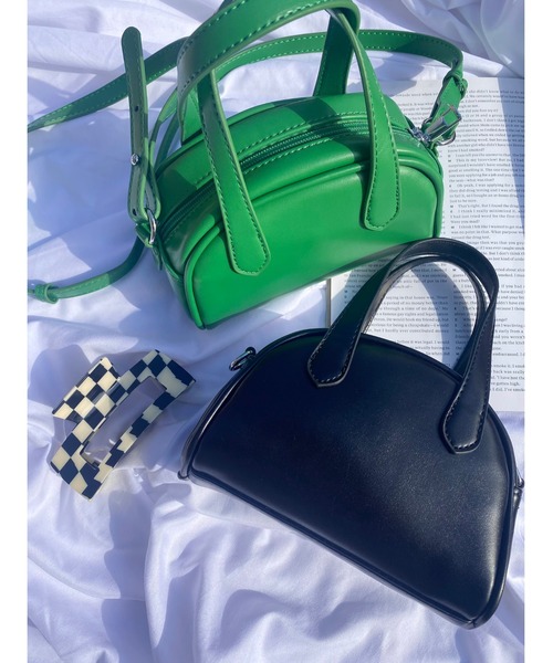 WC（ダブル シー）の「ラウンドミニショルダー（ショルダーバッグ・レディース・ブラック/グリーン・FREE）」の14枚目の写真