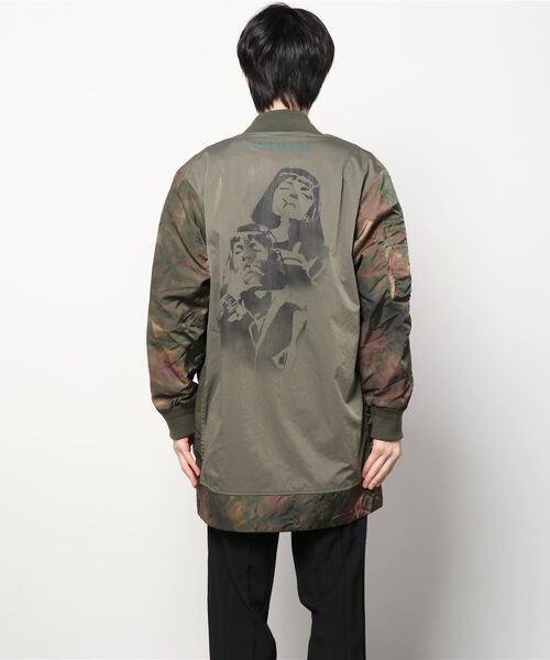 ONE MADE（ワンメイド）の「ONEMADE（ワンメイド）ONEｰ957/@LONG MA-1（ブルゾン・メンズ・ブラウン・48/50）」の3枚目の写真