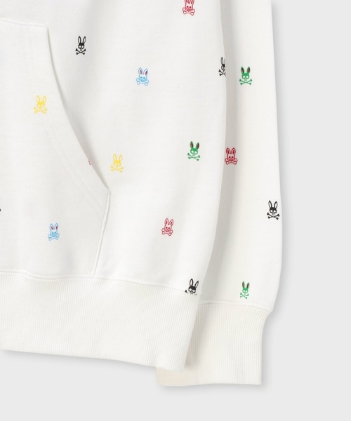 Psycho Bunny（サイコバニー）の「カラフルロゴパターン ジップパーカ