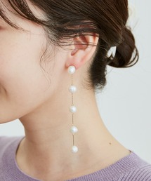 淡水パールとばしピアス