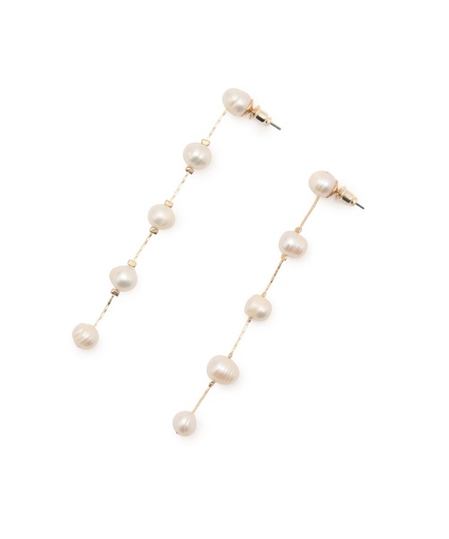 VIS（ビス）の「淡水パールとばしピアス（ピアス（両耳用）・レディース・ホワイト/ホワイト系その他・FREE）」の8枚目の写真