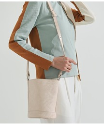 Settimissimo（セッティミッシモ）の「クロコ型押バケツバッグ（ショルダーバッグ）」