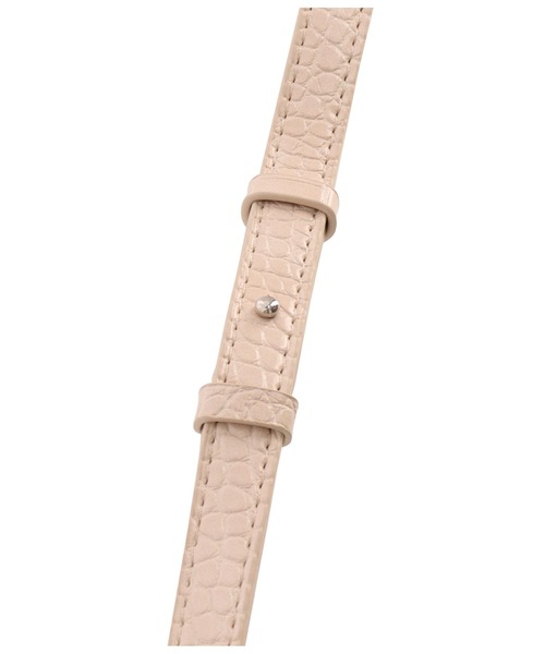 Settimissimo（セッティミッシモ）の「クロコ型押バケツバッグ（ショルダーバッグ・レディース・アイボリー/ブラック・FREE）」の10枚目の写真