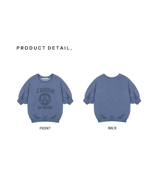 A'GEM/9×.kom『LARTIGENT/ラーティゼン』LYPARISSWEATSHIRT/ハーフスリーブスウェットシャツ半袖トレーナー
