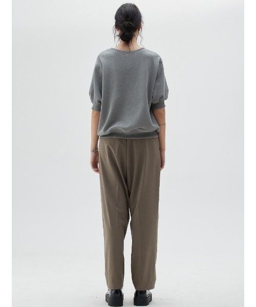 A'GEM/9×.kom『LARTIGENT/ラーティゼン』LYPARISSWEATSHIRT/ハーフスリーブスウェットシャツ半袖トレーナー