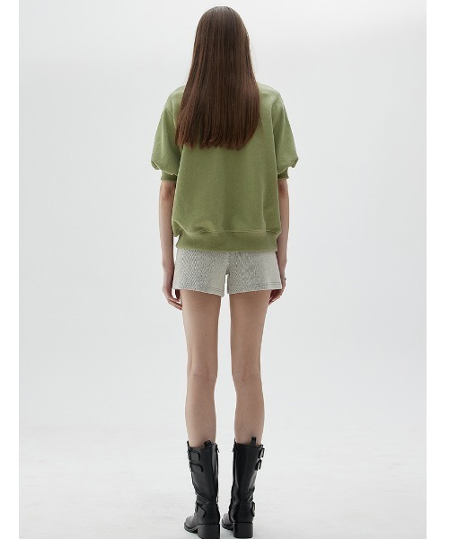 A'GEM/9×.kom『LARTIGENT/ラーティゼン』LYPARISSWEATSHIRT/ハーフスリーブスウェットシャツ半袖トレーナー
